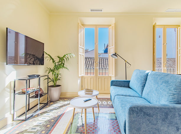 Vista general del apartamento Standard de Mosaiko Homes Catedral Granada