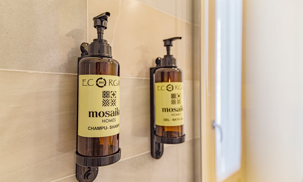 Dispensadores de champú y jabón orgánicos