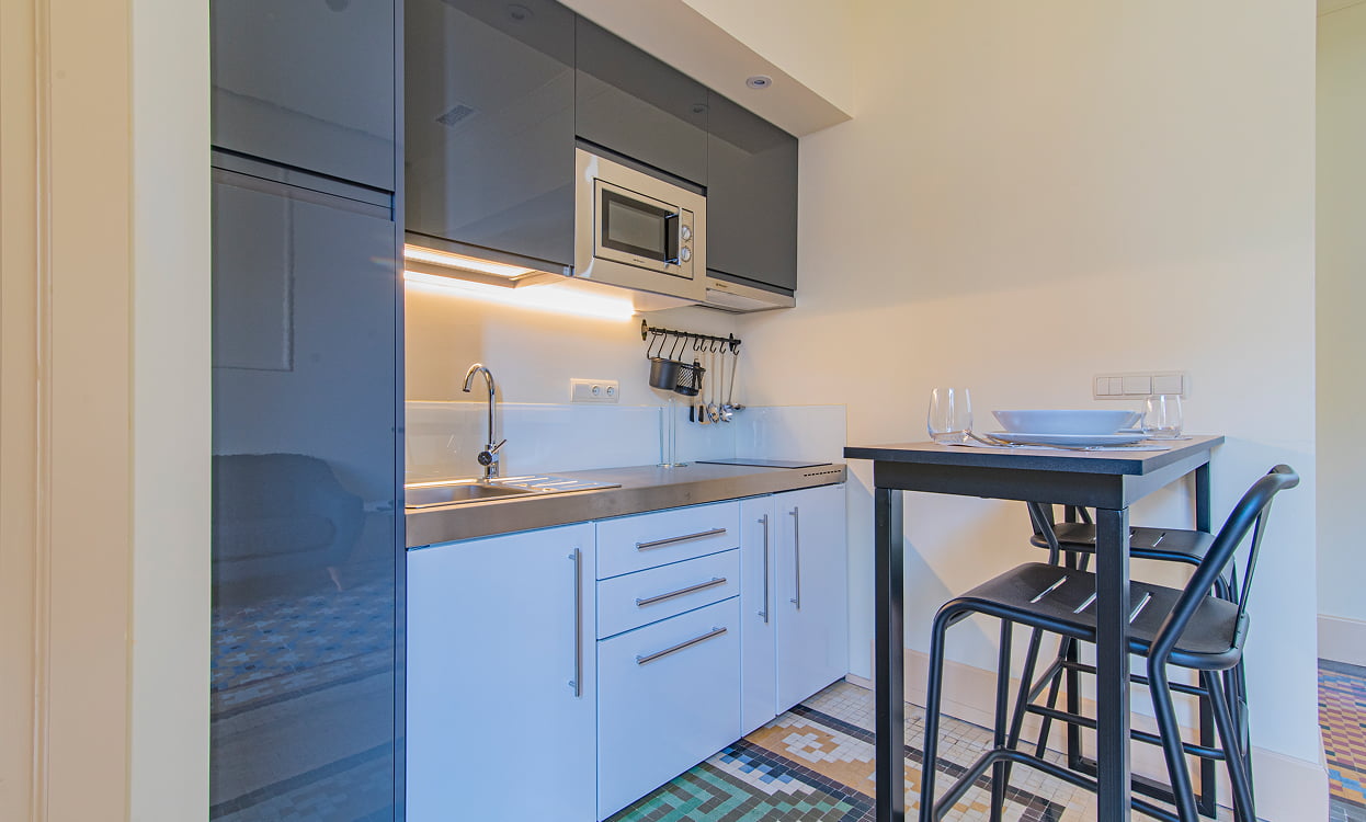 Detalle de la cocina de uno de nuestros apartamentos