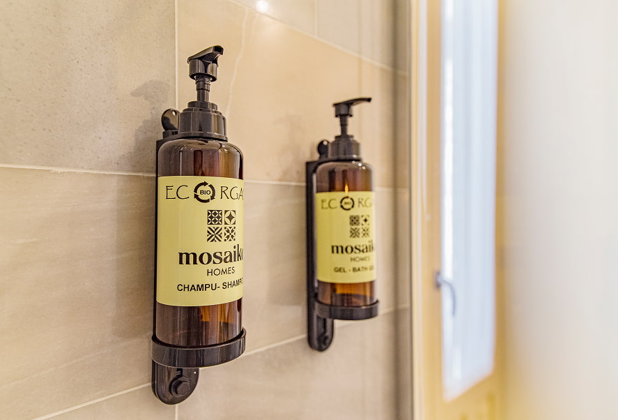 Dispensadores de champú y jabón orgánicos