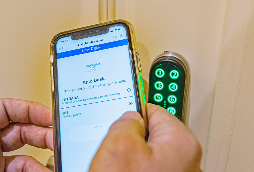 Llave virtual para entrar en el apartamento Penthouse