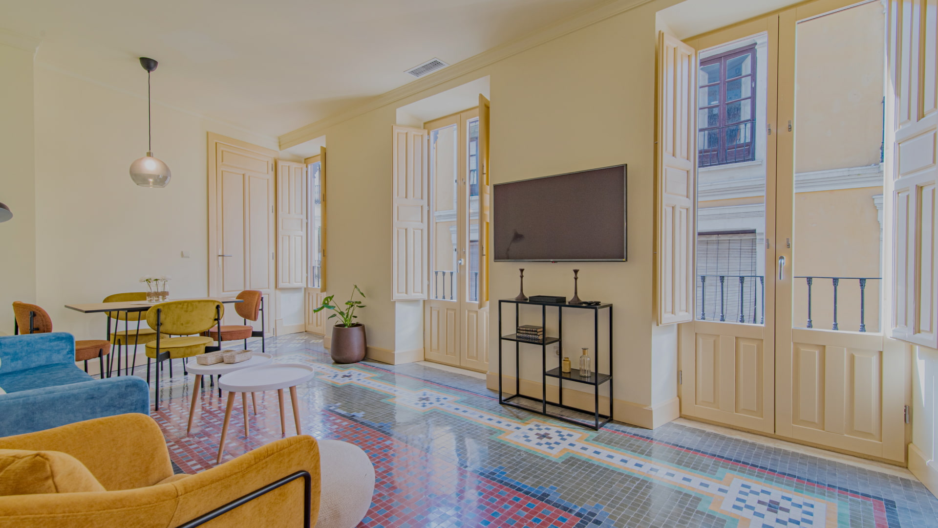 Vista general de uno de los apartamentos de Mosaiko Homes Catedral Granada